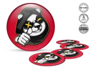 Domed Label Variant Perfect for Rims